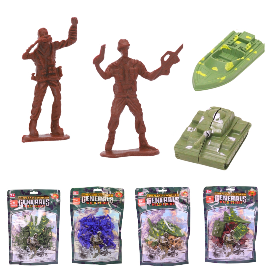 Kit Bonecos Soldadinhos Militares Sortidos Brinquedo Infantil – Castela Kit Bonecos Soldadinhos Militares Sortidos Brinquedo Infantil – Castela