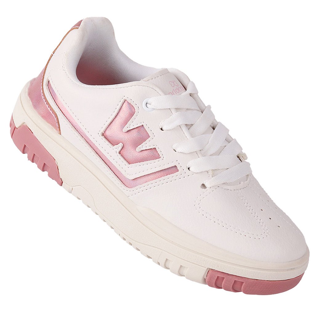 Tênis Infantil Feminino Casual Worldcolors Confortável Leve Fly – Branco Tênis Infantil Feminino Casual Worldcolors Confortável Leve Fly – Branco