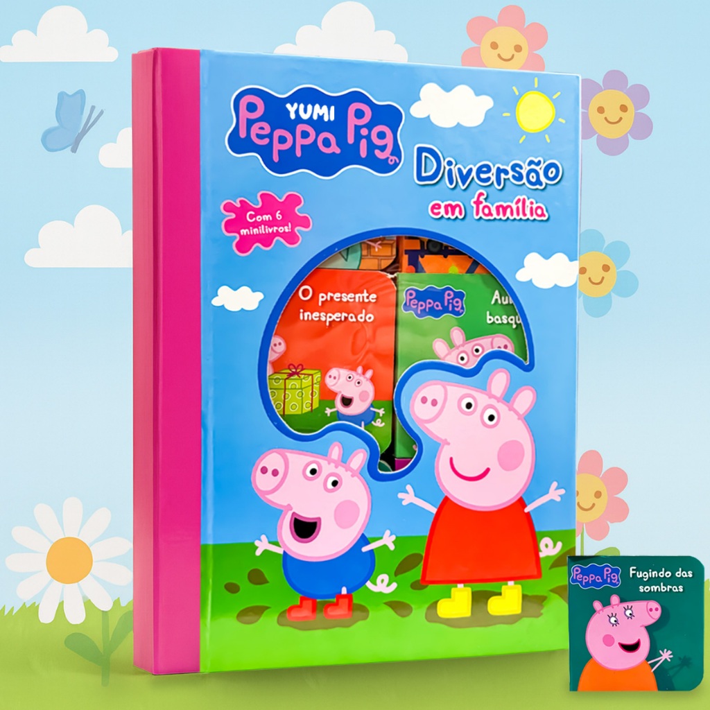 Livro Infantil Minha Biblioteca da Peppa Pig – Box 6 Livros Diversão em Família | Presente Educativo Livro Infantil Minha Biblioteca da Peppa Pig – Box 6 Livros Diversão em Família | Presente Educativo