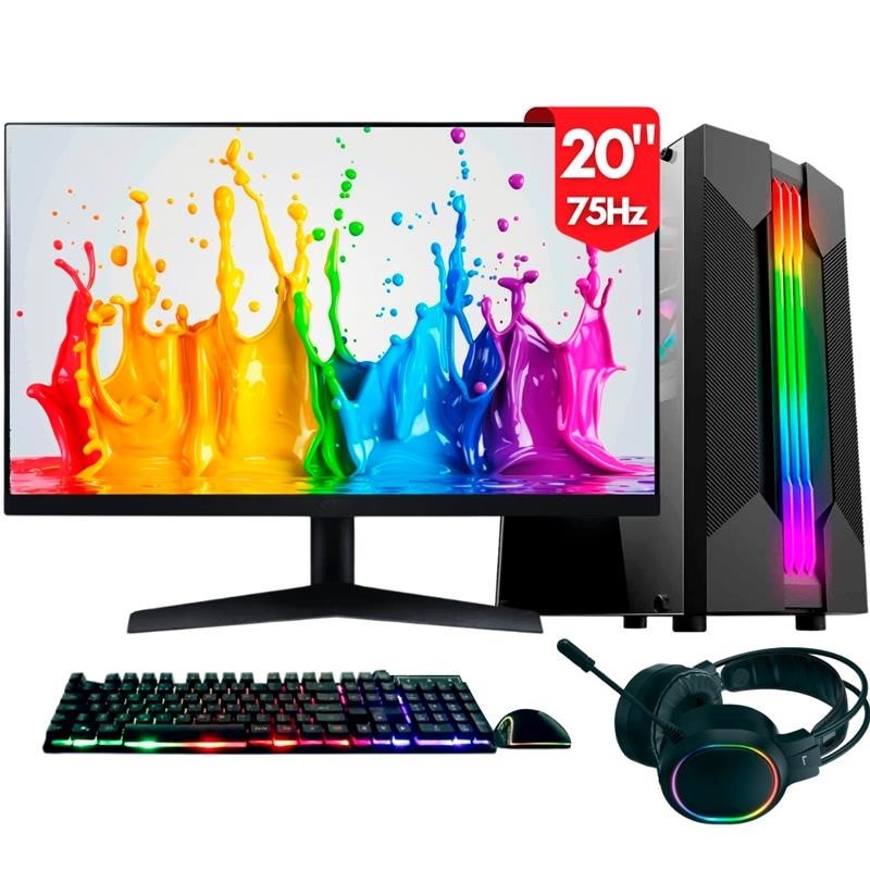 Computador Gamer Completo 2Eletro Chroma, Intel Core i7, 16GB, SSD 512GB, Monitor 20′ – PG2E-1014CH Computador Gamer Completo 2Eletro Chroma, Intel Core i7, 16GB, SSD 512GB, Monitor 20′ – PG2E-1014CH