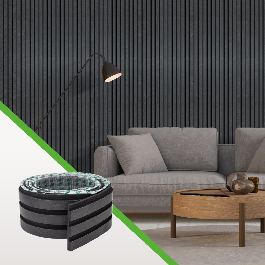 Painel Ripado Laminado de EVA Autocolante Meu Rodapé Linha Urban Black | Envio FULL Painel Ripado Laminado de EVA Autocolante Meu Rodapé Linha Urban Black | Envio FULL