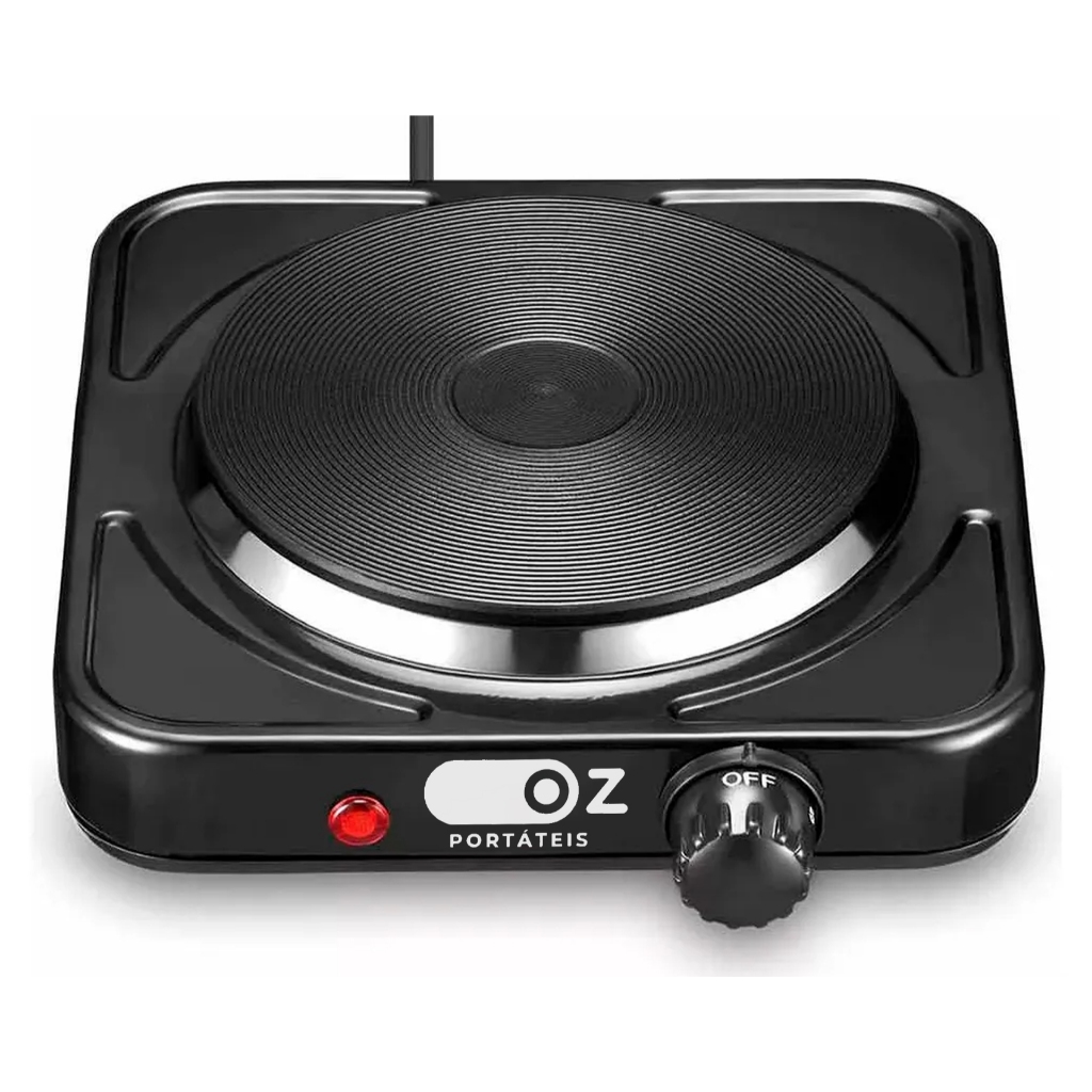 Fogão Elétrico Cooktop 1 Boca De Mesa Portátil 1000w Fei500Oz Oz Fogão Elétrico Cooktop 1 Boca De Mesa Portátil 1000w Fei500Oz Oz