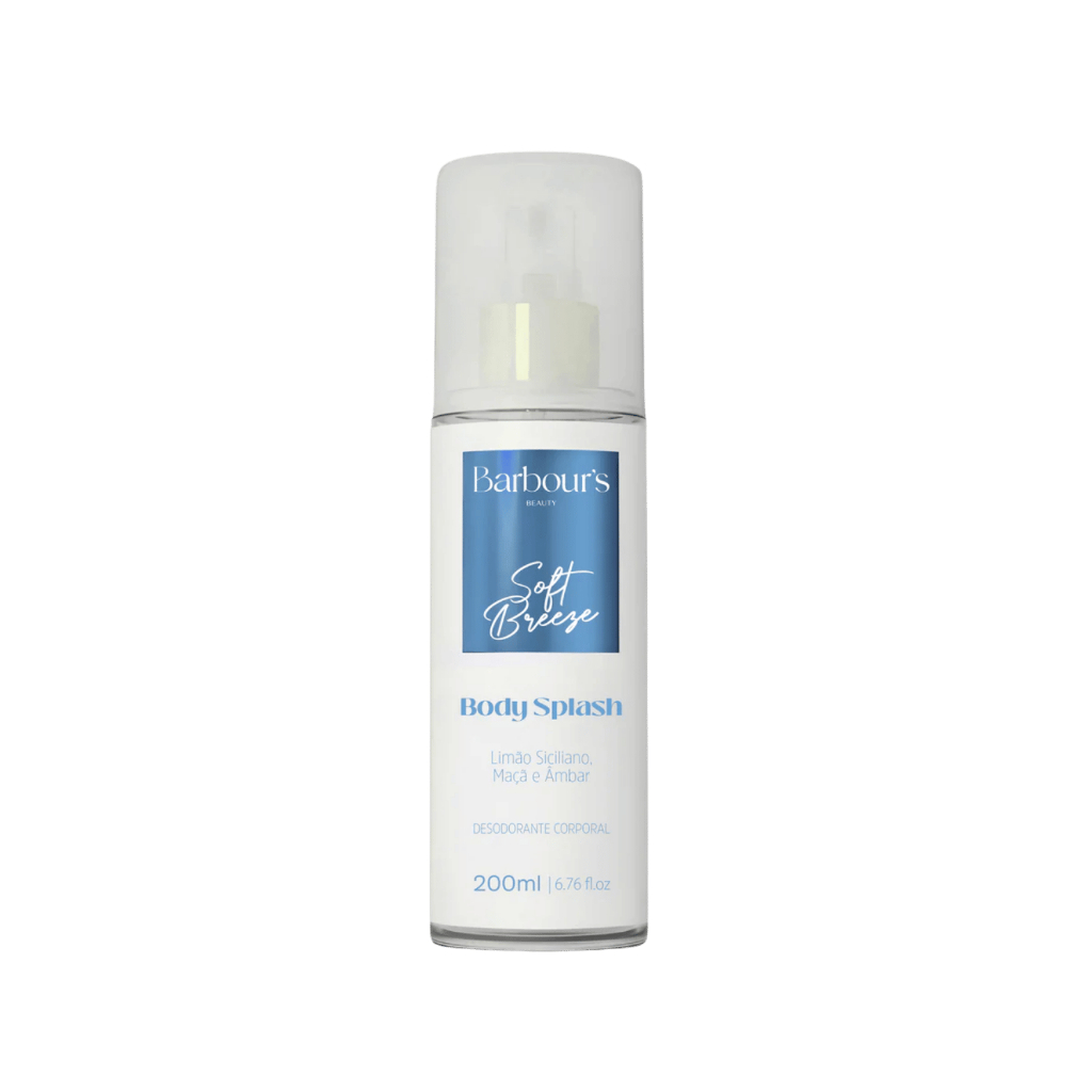 Body Splash Soft Breeze Desodorante Colônia 200ml Barbours Fragrancia Fresco e Cítrico Body Splash Soft Breeze Desodorante Colônia 200ml Barbours Fragrancia Fresco e Cítrico