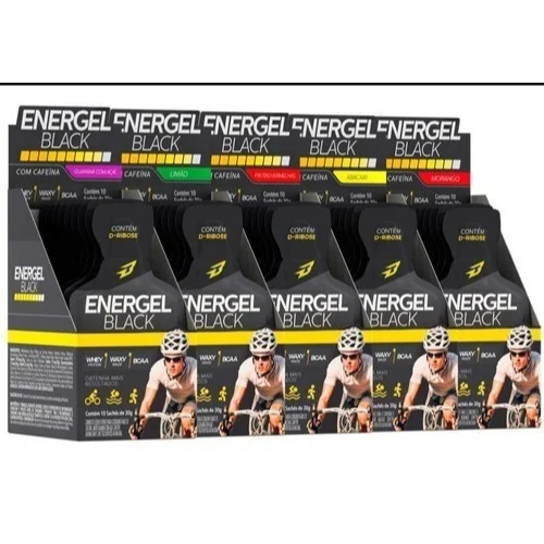 Energel Black Sache 30g Display Com 10un BodyAction Energel Black Sache 30g Display Com 10un BodyAction