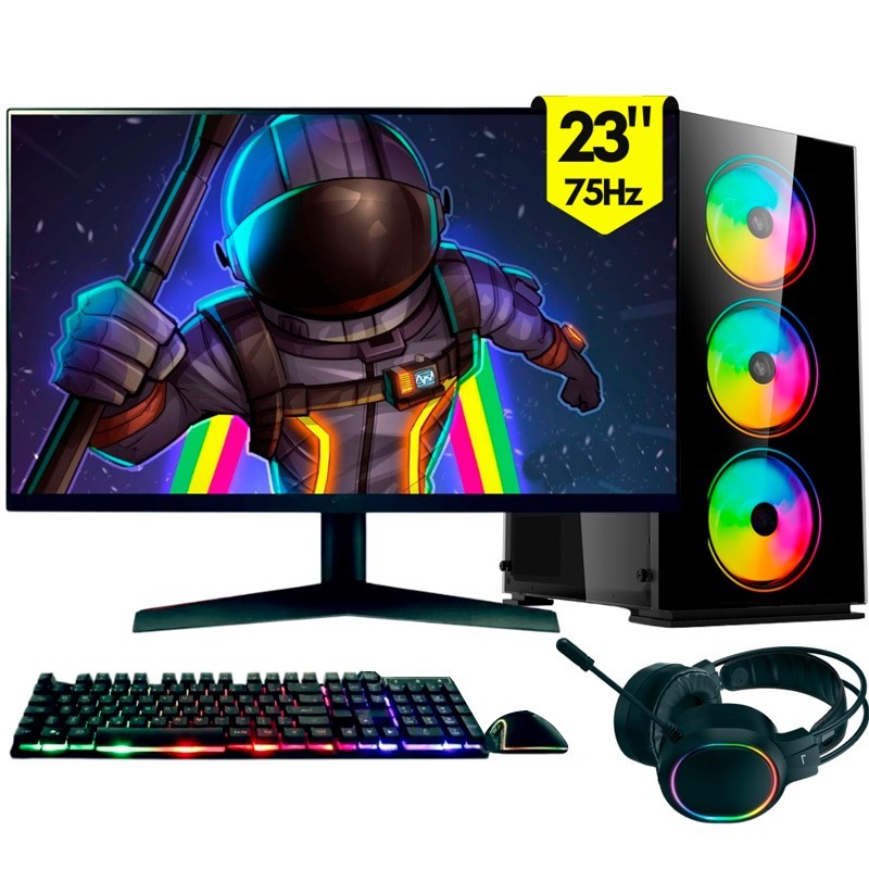 Computador Gamer completo 2Eletro RGB, Intel Core i7, 16GB, SSD 1TB, Monitor 23″ – PG2E-1023RG Computador Gamer completo 2Eletro RGB, Intel Core i7, 16GB, SSD 1TB, Monitor 23″ – PG2E-1023RG