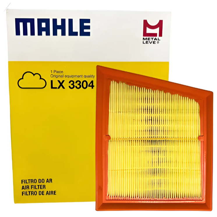 Filtro De Ar Ford Ecosport Fiesta Ka New Fiesta MAHLE LX3304 Filtro De Ar Ford Ecosport Fiesta Ka New Fiesta MAHLE LX3304