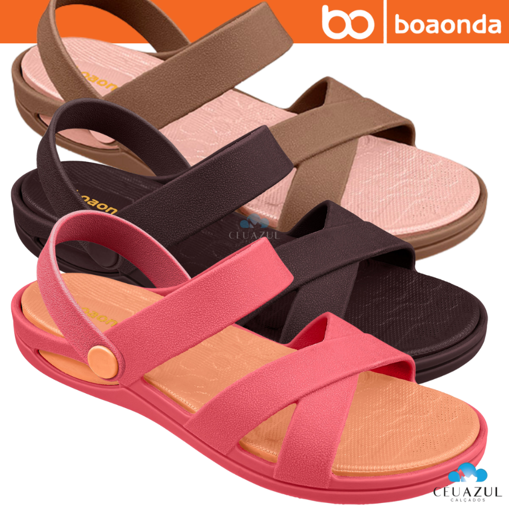Sandália Chinelo Feminina Boaonda Rio Conforto Tiras Cruzadas Leveza Dia a Dia Sandália Chinelo Feminina Boaonda Rio Conforto Tiras Cruzadas Leveza Dia a Dia