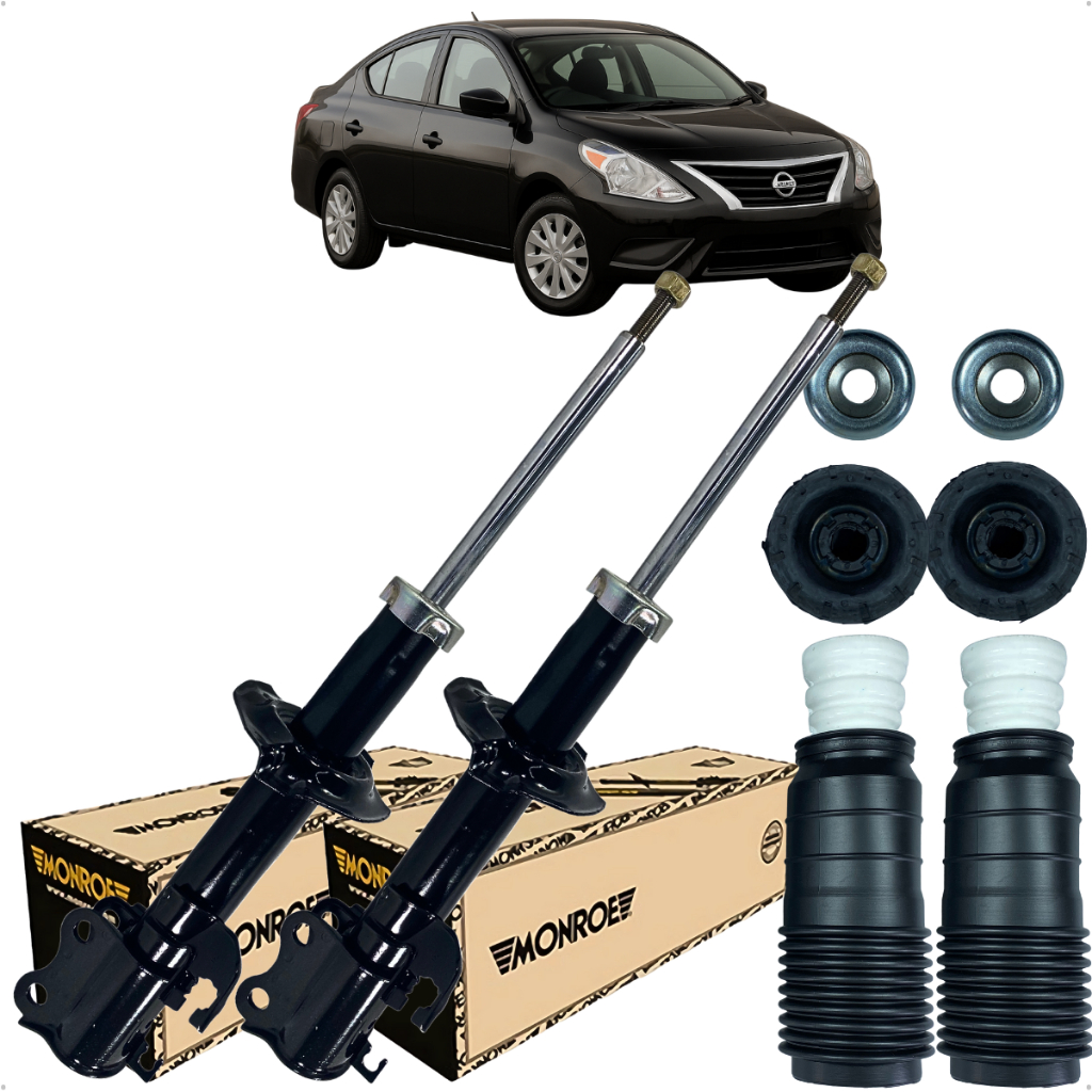 Kit Amortecedor Dianteiro Coxim Coifa Batente Versa 1.0 1.6 Kit Amortecedor Dianteiro Coxim Coifa Batente Versa 1.0 1.6