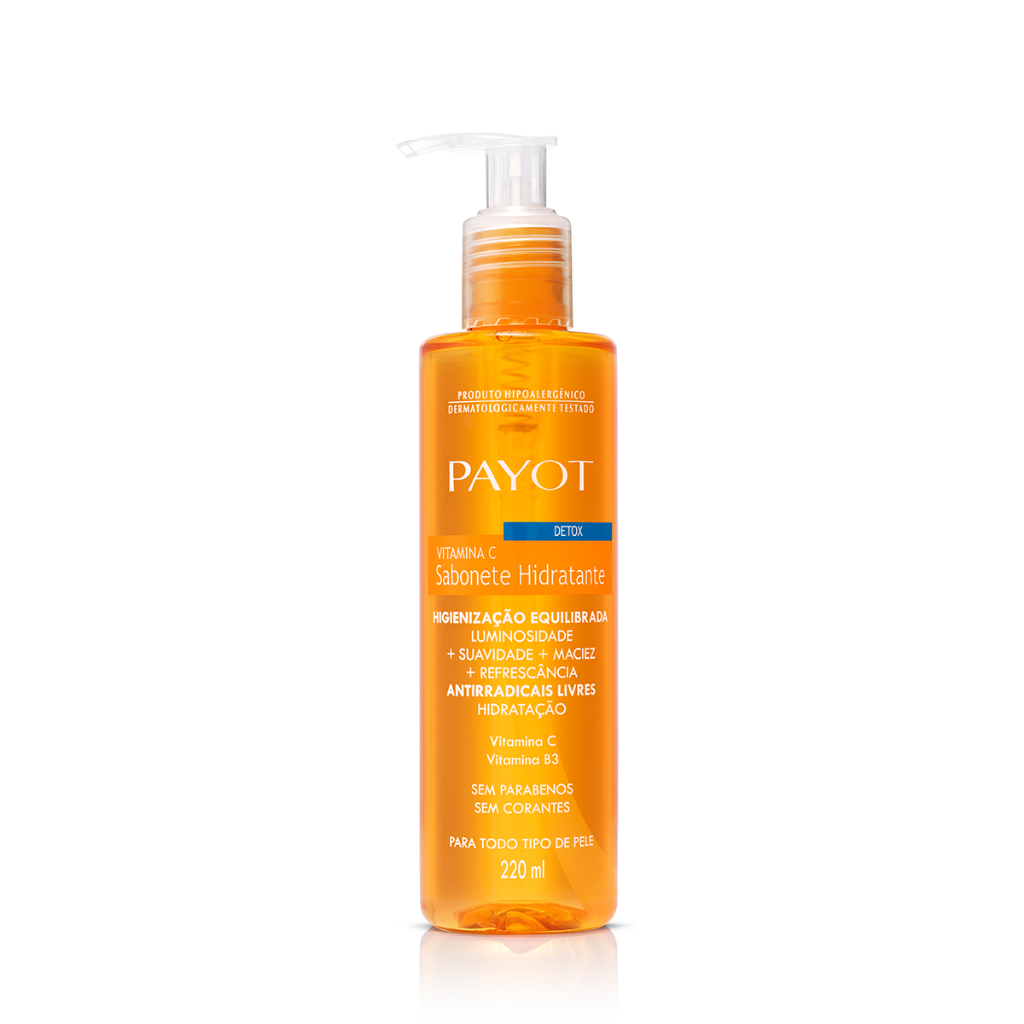 Sabonete Liquido Facial Detox Vitamina C Payot 220mL Sabonete Liquido Facial Detox Vitamina C Payot 220mL