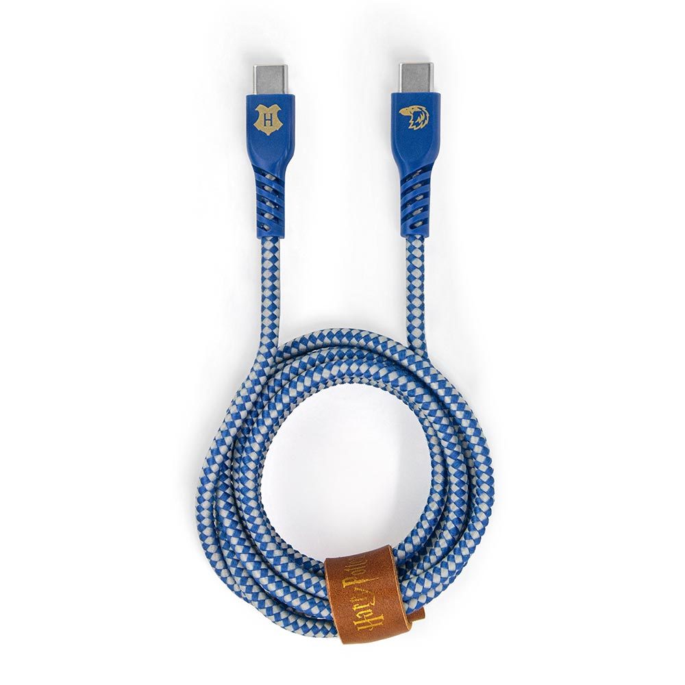 Cabo USB-C para USB-C Azul | Corvinal Harry Potter Cabo USB-C para USB-C Azul | Corvinal Harry Potter