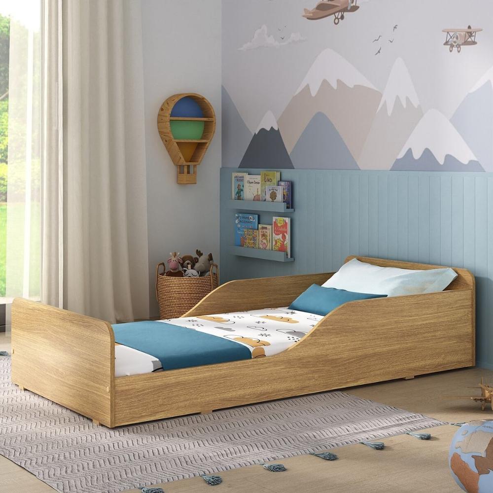 Cama Infantil Montessoriana para Colchão 70x150cm 100% MDF Suspiro Multimóveis BB2379 Cama Infantil Montessoriana para Colchão 70x150cm 100% MDF Suspiro Multimóveis BB2379