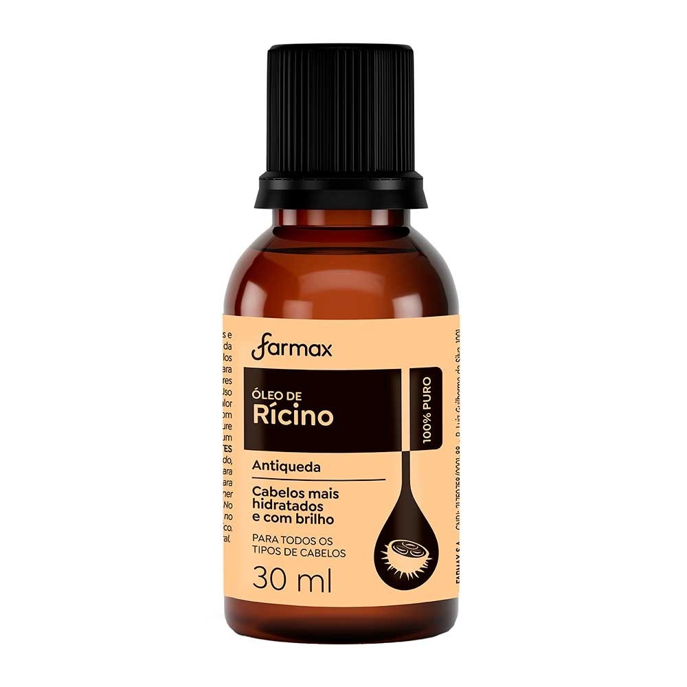 Óleo De Rícino Farmax Puro 30ml Óleo De Rícino Farmax Puro 30ml
