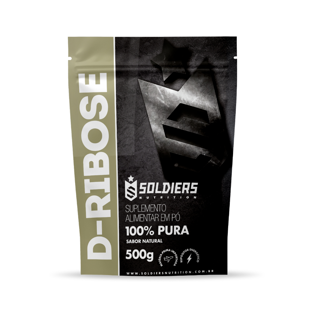 D- Ribose 500g 100% Pura Importada Soldiers Nutrition Suplemento Carboidrato Esportivo Performance Saúde D- Ribose 500g 100% Pura Importada Soldiers Nutrition Suplemento Carboidrato Esportivo Performance Saúde