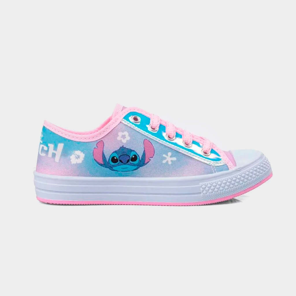 Tenis Disney Stitch Holografico Menina DST04WI Tenis Disney Stitch Holografico Menina DST04WI