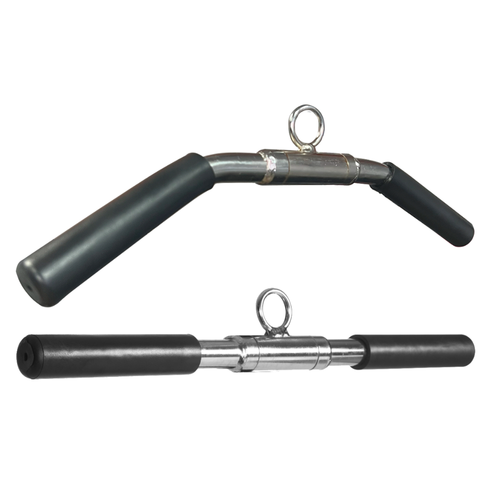 Puxador Barra Pulley Cromada Crossover Triceps Bíceps Para Musculação Academia Kit Puxador Barra Pulley Cromada Crossover Triceps Bíceps Para Musculação Academia Kit