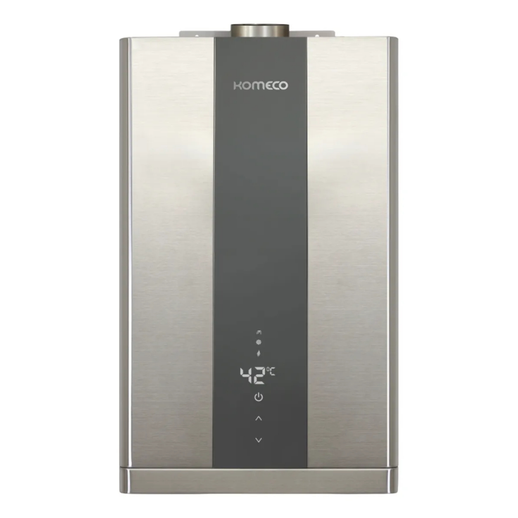 Aquecedor Água A Gás Komeco 26 Litros Digital Inox KO26di (Bivolt) Gás Natural Cinza – Komeco Aquecedor Água A Gás Komeco 26 Litros Digital Inox KO26di (Bivolt) Gás Natural Cinza – Komeco