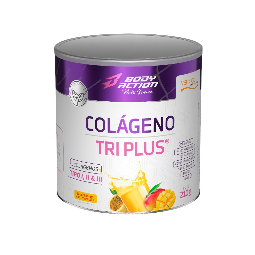Colágeno Verisol Tri Plus Tipo 1 Tipo 2 e 3 – 210g Bodyaction Colágeno Verisol Tri Plus Tipo 1 Tipo 2 e 3 – 210g Bodyaction