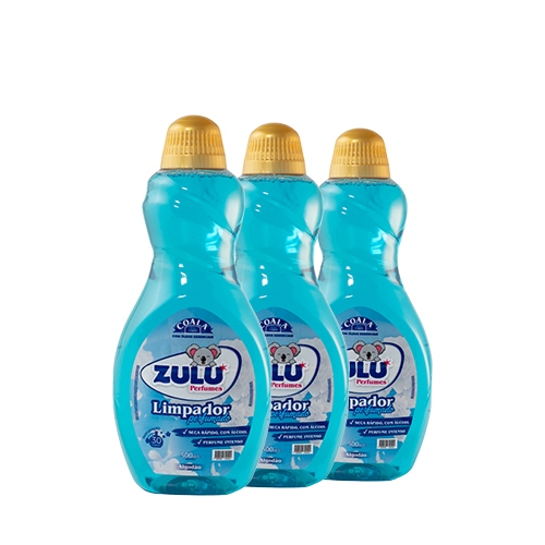 Kit 3 Limpadores Zulu Perfumes Algodão 500ml Kit 3 Limpadores Zulu Perfumes Algodão 500ml