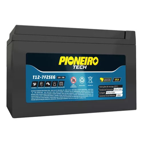 Bateria Estacionária Agm/vrla Pioneiro Tech T12-7f2seg 12v 7ah Original Bateria Estacionária Agm/vrla Pioneiro Tech T12-7f2seg 12v 7ah Original
