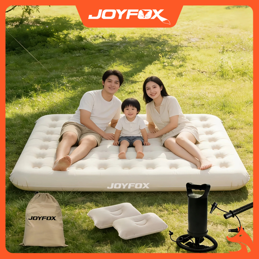 Colchão Inflável Para Casal 3-4 pessoas 200x180x23cm Colchão Inflável Suporta 200kg Colchão Inflável Para Casal 3-4 pessoas 200x180x23cm Colchão Inflável Suporta 200kg