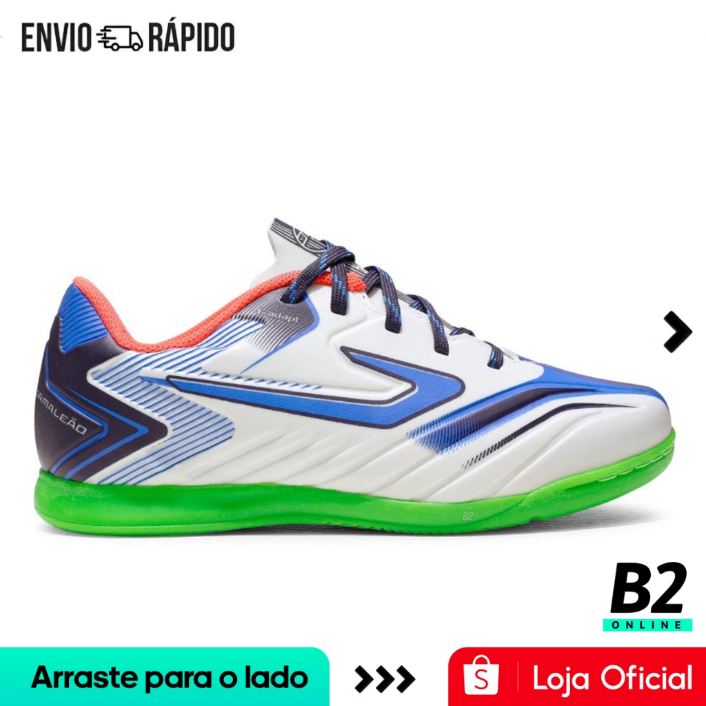 Chuteira Futsal Topper Camaleão Infantil Original Com Nota Fiscal e Garantia Chuteira Futsal Topper Camaleão Infantil Original Com Nota Fiscal e Garantia