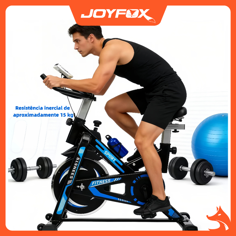 bicicleta ergométrica spinning Mecanica Resistência inercial de aproximadamente 15 kg aparelhos de academia em casa bicicleta ergométrica spinning Mecanica Resistência inercial de aproximadamente 15 kg aparelhos de academia em casa