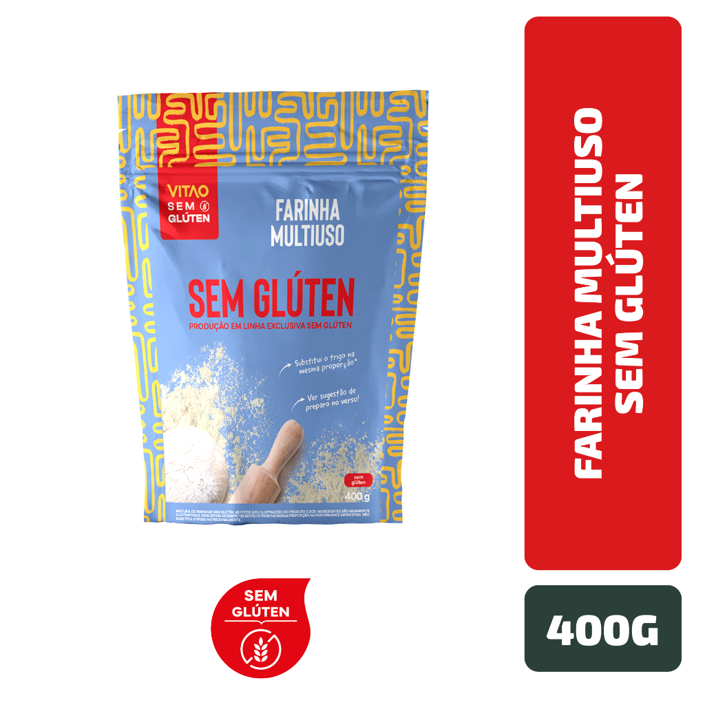 Farinha Multiuso Sem Glúten 400 g Farinha Multiuso Sem Glúten 400 g