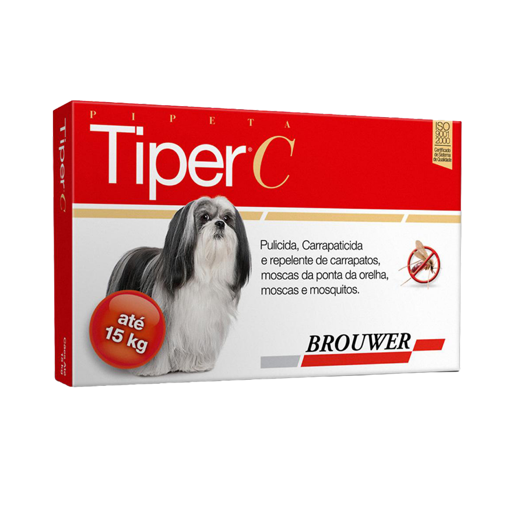 Tiper C 1,2 ml para Caes ate 15 kg Suporte Antiparasitario Tiper C 1,2 ml para Caes ate 15 kg Suporte Antiparasitario