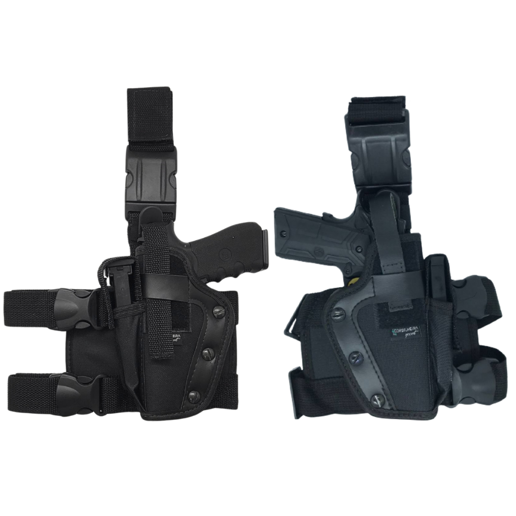 Coldre Tático de Perna Robocop – Escolha seu lado Ideal: Destro ou Canhoto – Militar/Ajustável Coldre Tático de Perna Robocop – Escolha seu lado Ideal: Destro ou Canhoto – Militar/Ajustável