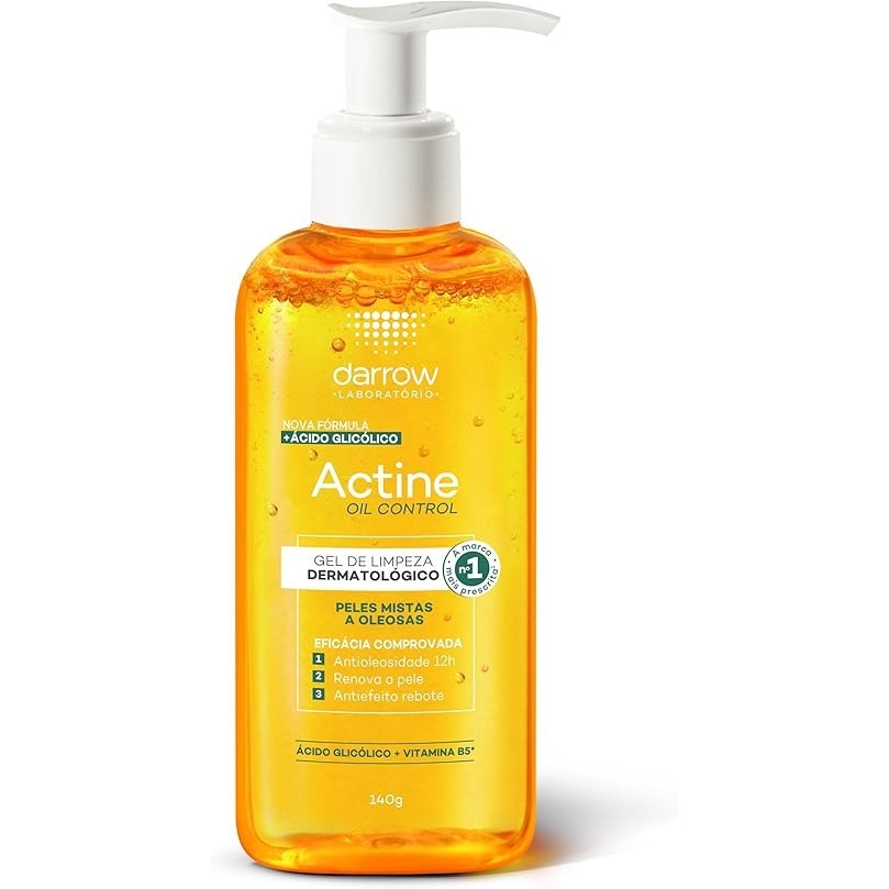 Gel De Limpeza Facial Actine Oil Control Peles Mistas A Oleosas Com 140g Gel De Limpeza Facial Actine Oil Control Peles Mistas A Oleosas Com 140g