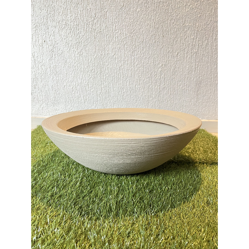 Vaso Decorativo Polietileno para Plantas Bacia Medidas 16x50x20cm Vaso Decorativo Polietileno para Plantas Bacia Medidas 16x50x20cm