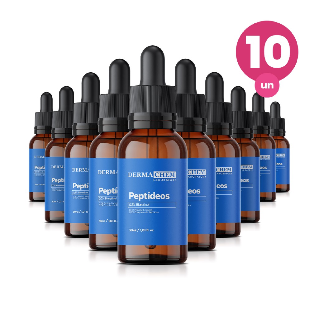 Kit 10 Sérum Anti Olheiras Peptídeos 30ml Efeito Lifiting Clareador Dermachem Kit 10 Sérum Anti Olheiras Peptídeos 30ml Efeito Lifiting Clareador Dermachem