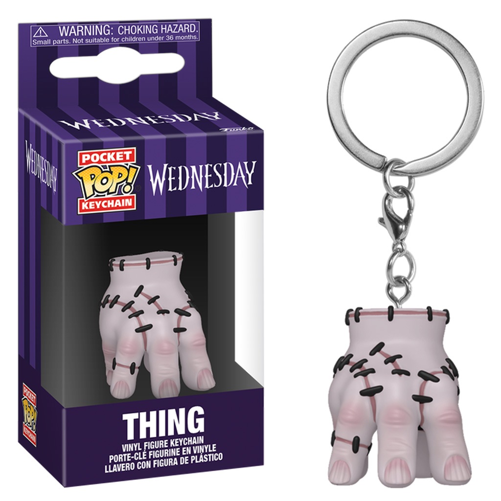FUNKO POP KEYCHAIN WEDNESDAY S2 THING 86678 NOVO ORIGINAL FUNKO POP KEYCHAIN WEDNESDAY S2 THING 86678 NOVO ORIGINAL