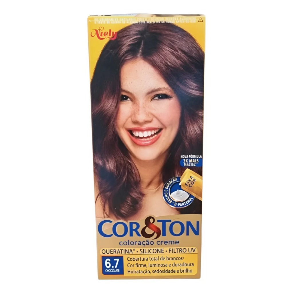 Tintura Cor&Ton Niely 6.7 Chocolate Tintura Cor&Ton Niely 6.7 Chocolate