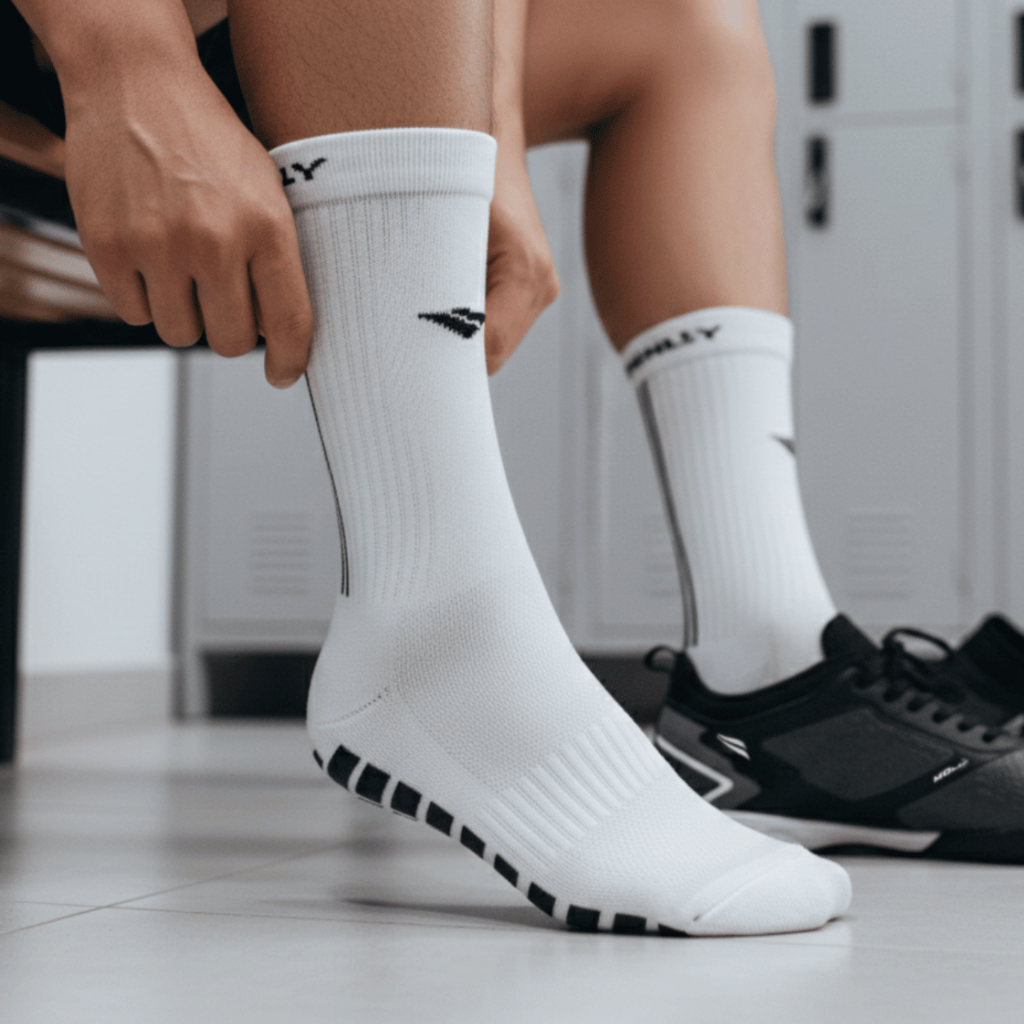 Meia Esportiva Penalty Meia para jogar futebol Perf Grip Penalty Esportiva Antiderrapante