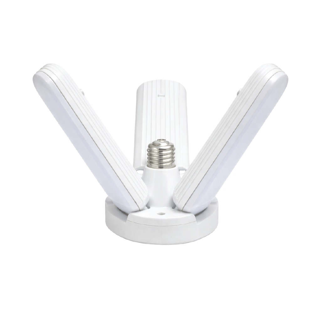 Lâmpada Luminária Led Pétala 38w 3 folhas Ajustável Multi Ângulos Bivolt Branco Frio 6500k Lâmpada Luminária Led Pétala 38w 3 folhas Ajustável Multi Ângulos Bivolt Branco Frio 6500k