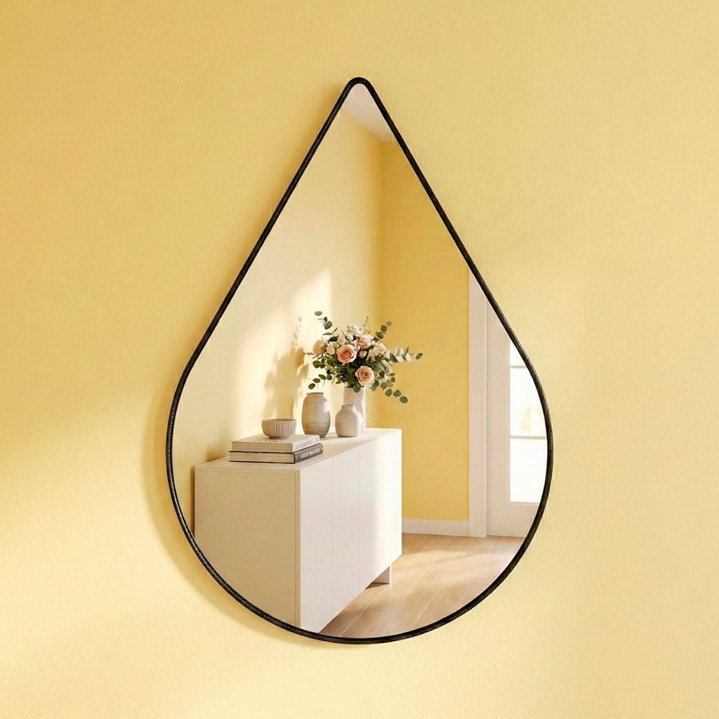 Espelho do Pinterest de Parede Orgânico Corpo Inteiro Decorativo 44x64cm – Mod. Retrô Gota Espelho do Pinterest de Parede Orgânico Corpo Inteiro Decorativo 44x64cm – Mod. Retrô Gota