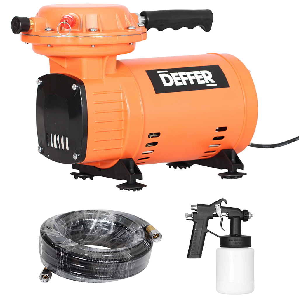 Compressor de Ar Direto Elétrico Para Pintura 250w Bivolt C/ Acessórios Completos – DEFFER Compressor de Ar Direto Elétrico Para Pintura 250w Bivolt C/ Acessórios Completos – DEFFER