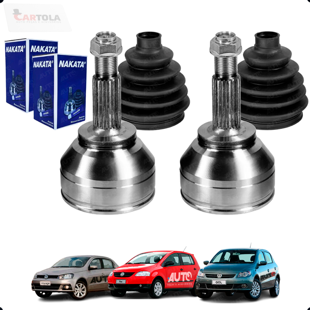 Juntas Homocinética Nakata Fox Voyage Gol G5 G6 G7 1.0 22×22 Dentes de 2008 à 2022 Juntas Homocinética Nakata Fox Voyage Gol G5 G6 G7 1.0 22×22 Dentes de 2008 à 2022