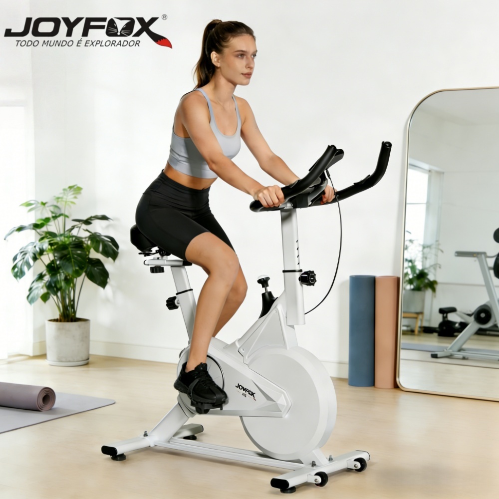 Bicicleta Ergométrica Spinning Mecânica Fitness para Casa e Academia Silenciosa JOYFOX Bicicleta Ergométrica Spinning Mecânica Fitness para Casa e Academia Silenciosa JOYFOX