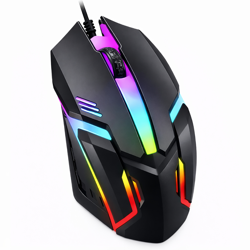 Mouse Gamer LED Com Fio USB 3 Botões Original B-MAX 1000 DPI Mouse Gamer LED Com Fio USB 3 Botões Original B-MAX 1000 DPI