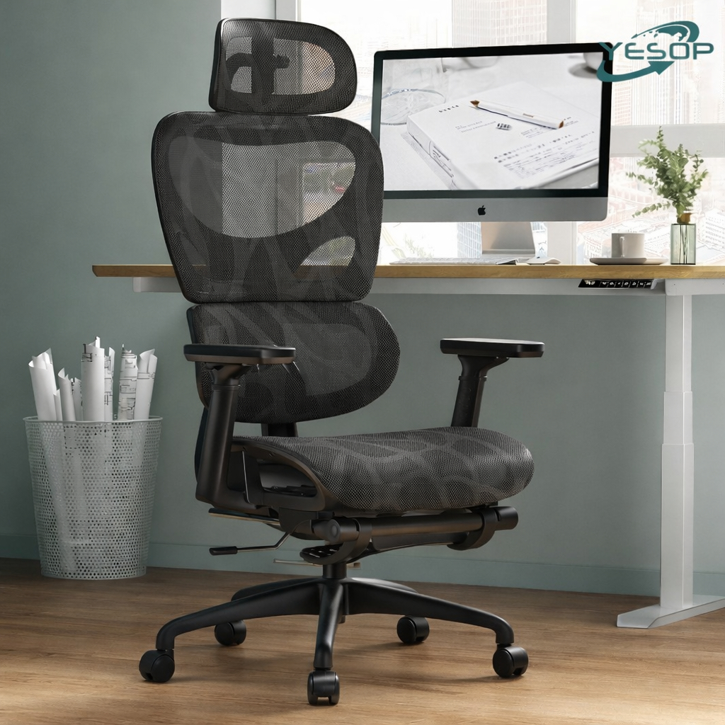 YESOP Cadeira Ergonômica Escritório Gamer Estudo Assento Zero Gravity Capacidade 150kg Cor Preto YESOP Cadeira Ergonômica Escritório Gamer Estudo Assento Zero Gravity Capacidade 150kg Cor Preto