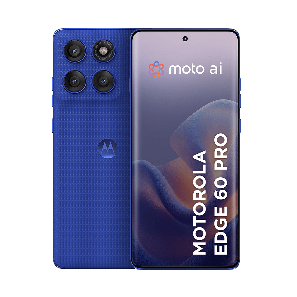 Smartphone Motorola Edge 60 Pro 256GB 5G, 24GB RAM Boost*, Câm. 50MP, Tela 6.7″, Moto AI – Azul Smartphone Motorola Edge 60 Pro 256GB 5G, 24GB RAM Boost*, Câm. 50MP, Tela 6.7″, Moto AI – Azul
