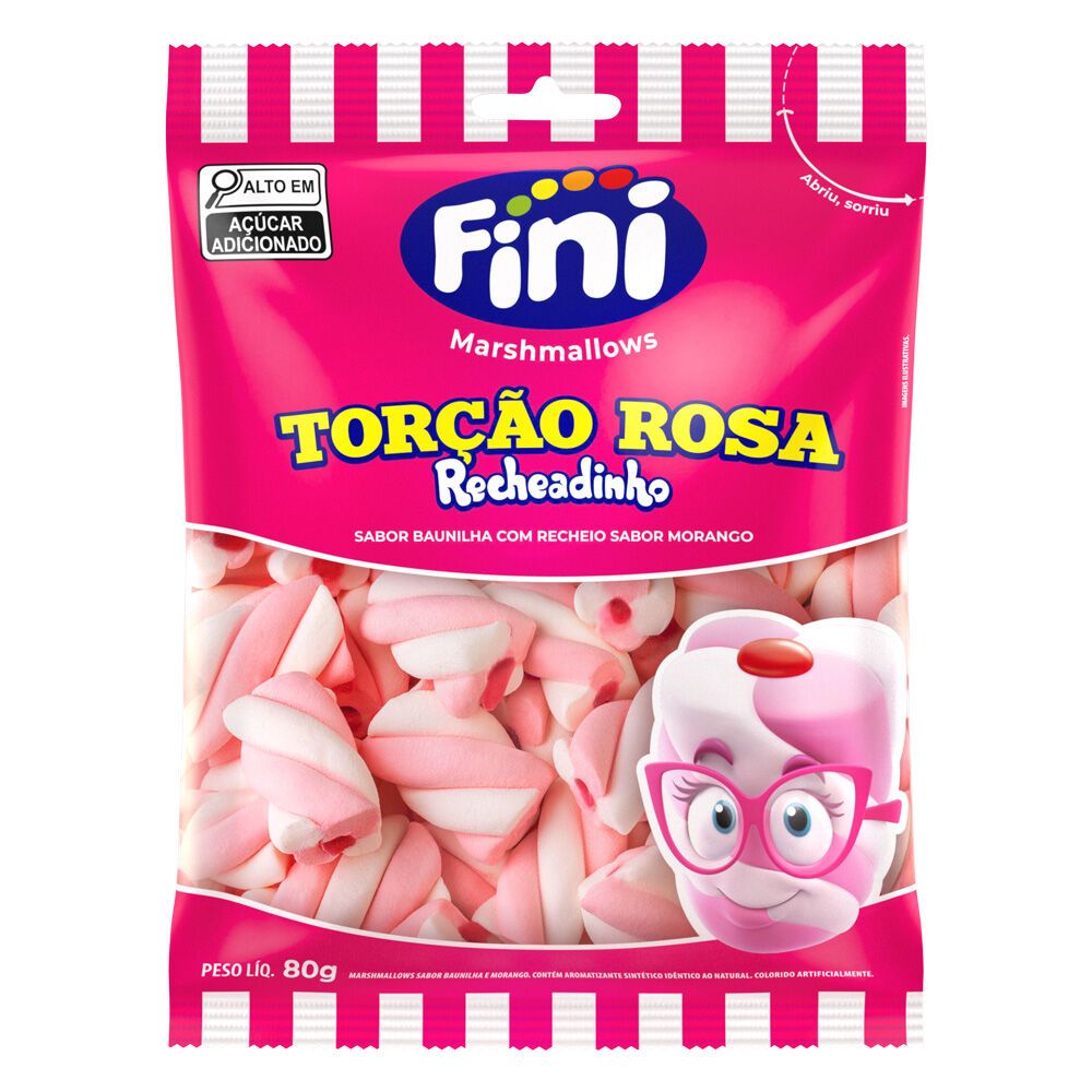 Marsh. Torção Rosa Recheadinho 80g – Fini Marsh. Torção Rosa Recheadinho 80g – Fini