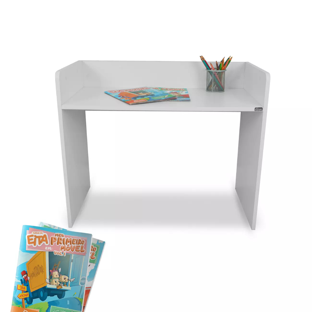 Escrivaninha Organizadora Pequena Madeira Infantil Brinquedo Quarto Organização Pedagógico Criança Kit Livro Educativo Escrivaninha Organizadora Pequena Madeira Infantil Brinquedo Quarto Organização Pedagógico Criança Kit Livro Educativo