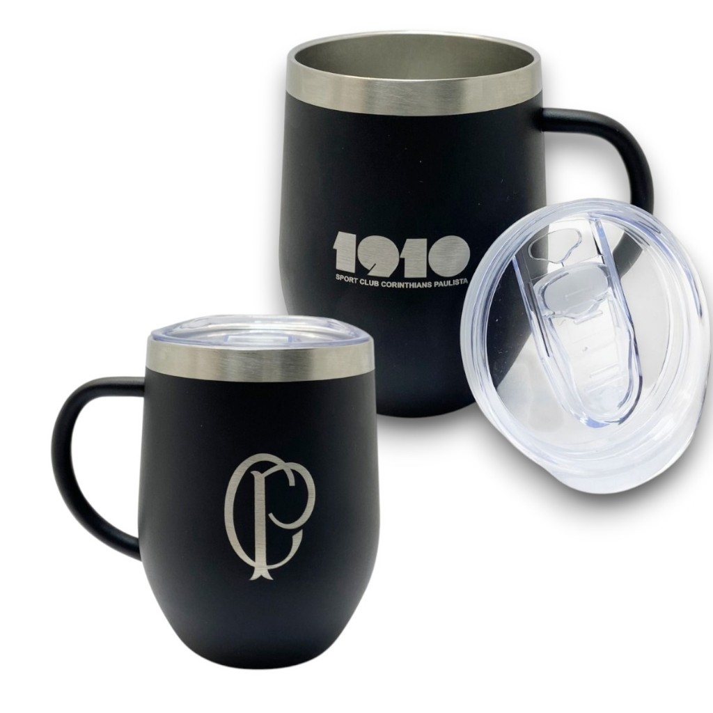 CANECA TÉRMICA INOX OFICIAL CORINTHIANS CANECA TÉRMICA INOX OFICIAL CORINTHIANS