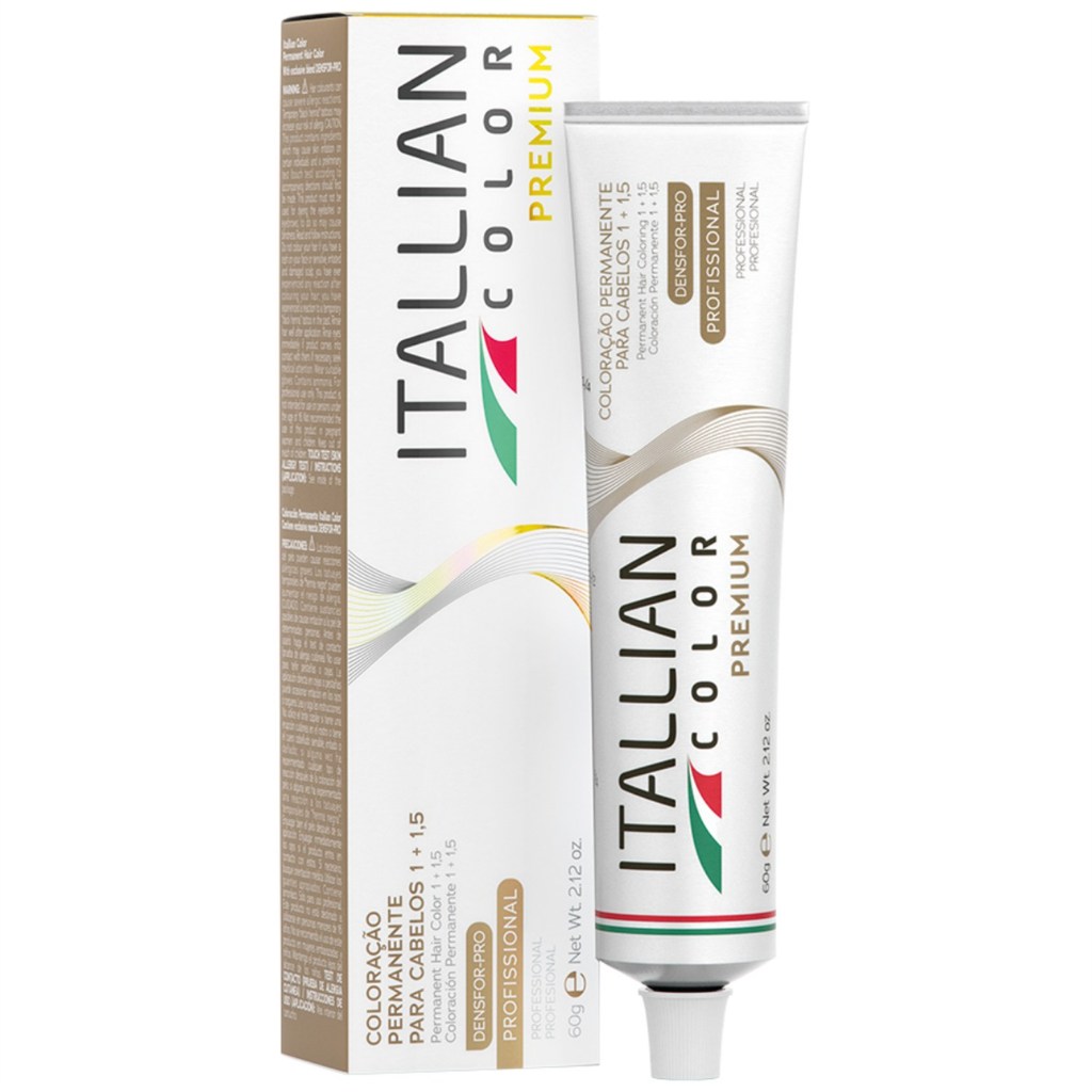 Coloração Itallian 5.00 Castanho Claro Plus Profissional 60g Coloração Itallian 5.00 Castanho Claro Plus Profissional 60g