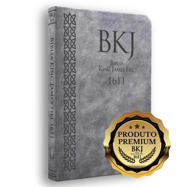 Biblia BKJ 1611 – Ultrafina Slim – Capa Luxo Premium – Cinza Biblia BKJ 1611 – Ultrafina Slim – Capa Luxo Premium – Cinza