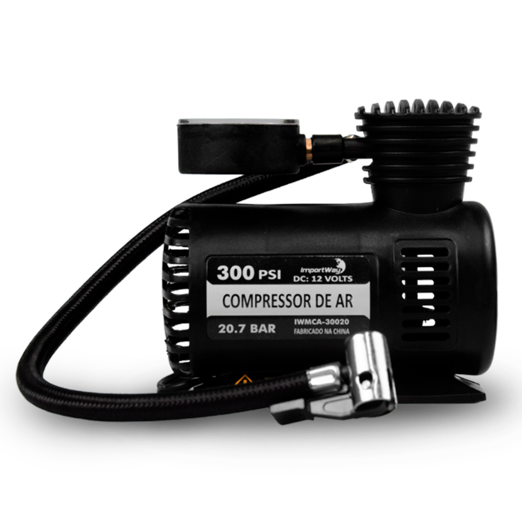 Mini Compressor Ar Automotivo Turbo 12v P/ Pneu Carro Moto Bicicleta Colchão Bola Mini Compressor Ar Automotivo Turbo 12v P/ Pneu Carro Moto Bicicleta Colchão Bola