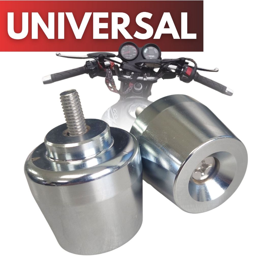 Par Pesos De Guidao Cromado Modelo Honda Pcx 150 Universal Par Pesos De Guidao Cromado Modelo Honda Pcx 150 Universal